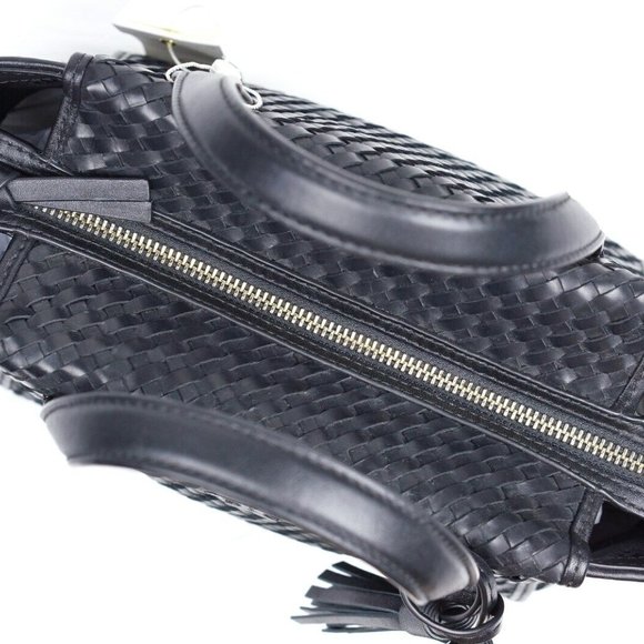 🎉HPx2🎉Tory Burch Thea Woven Mini Leather Slouchy Satchel - LIKE NEW! - Picture 16 of 16